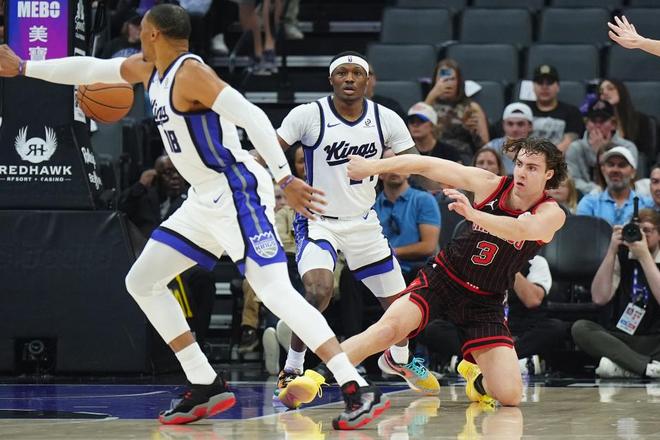 37岁威少狂轰三双创6大纪录，国王力克公牛