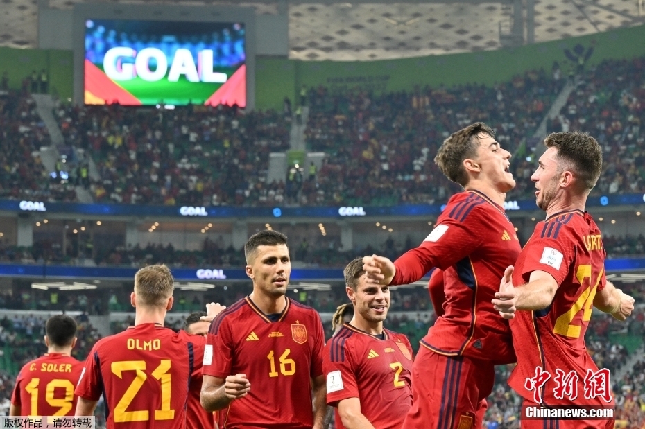青年军崛起引领西班牙七球横扫哥斯达黎加，1